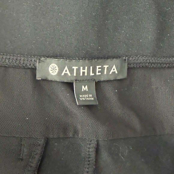 Athleta Black Athleisure Jogger Cropped Sweatpants - Picture 6 of 7